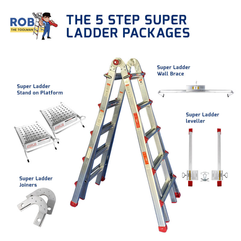 Rob The Tool Man 5 Step Super Ladder Packages